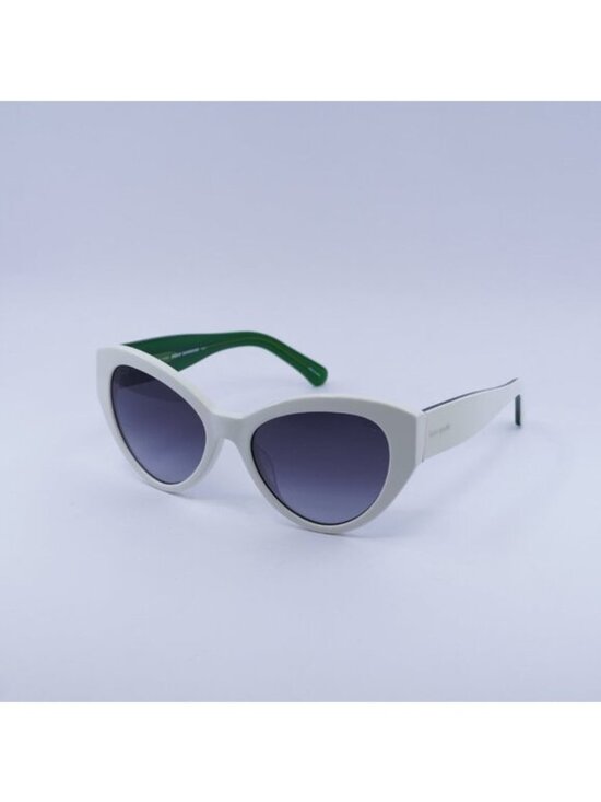 Kate Spade PAISLEIGH/S 0VK6 9O Sunglasses - White Frame, Grey Lenses main image 7